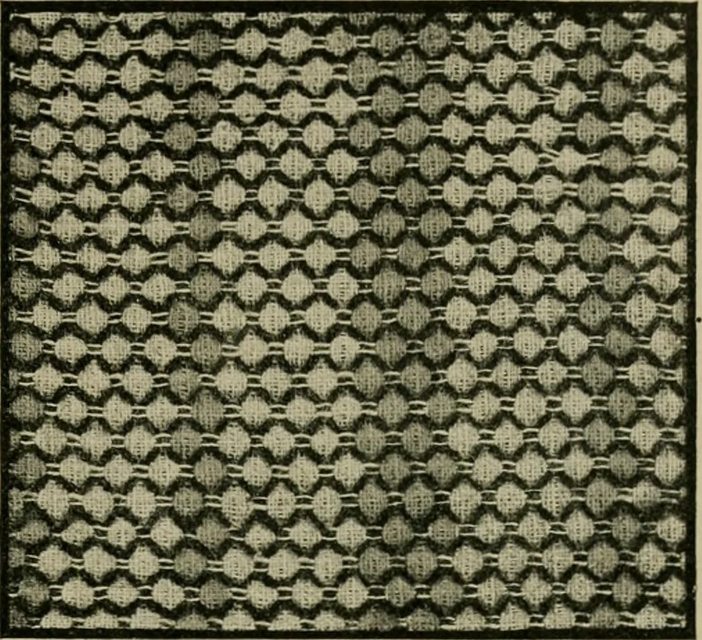 An illustration from Textile design and colour; elementary weaves and figured fabrics, 1921, leaf 100
