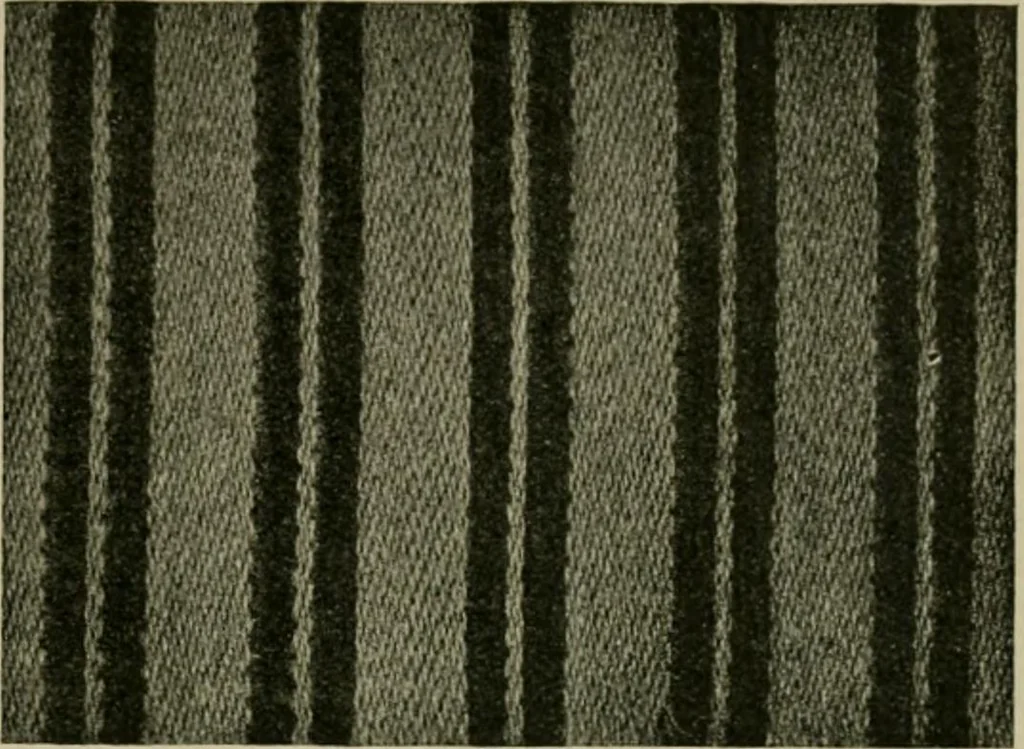 An illustration from Textile design and colour; elementary weaves and figured fabrics, 1921, leaf 104