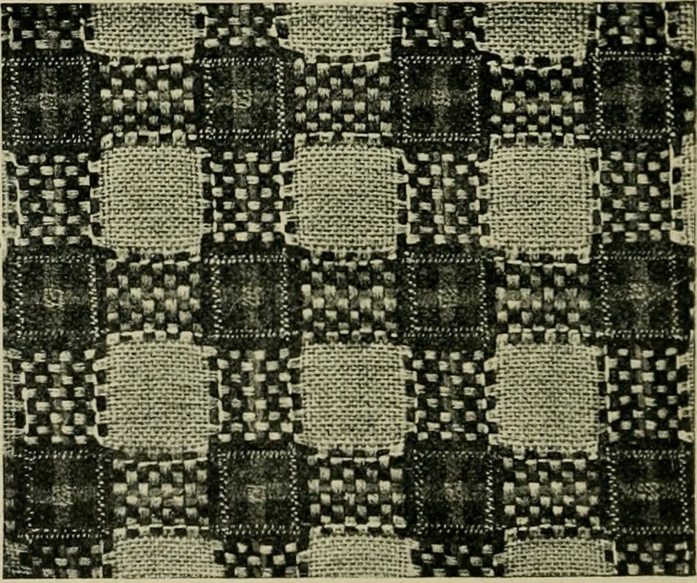 An illustration from Textile design and colour; elementary weaves and figured fabrics, 1921, leaf 117