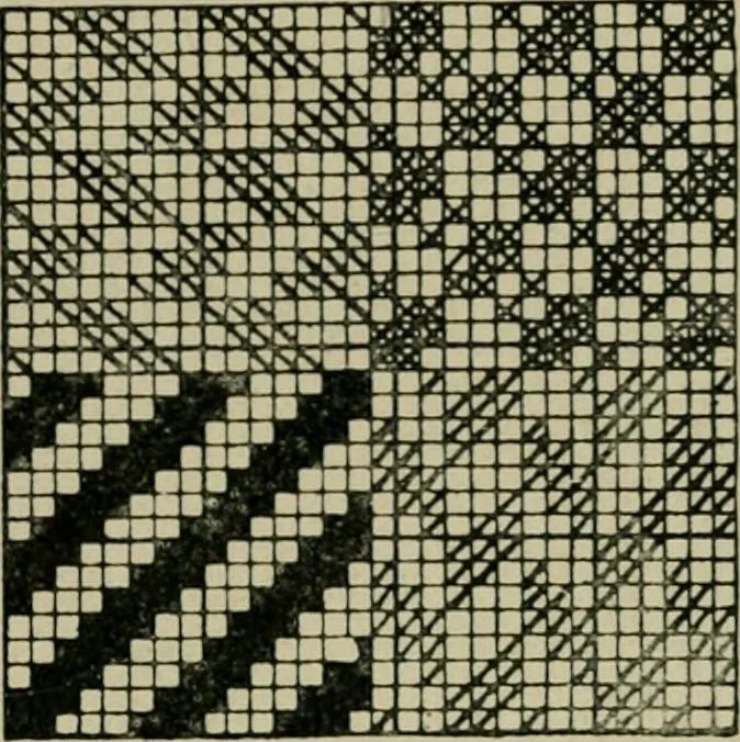 An illustration from Textile design and colour; elementary weaves and figured fabrics, 1921, leaf 120