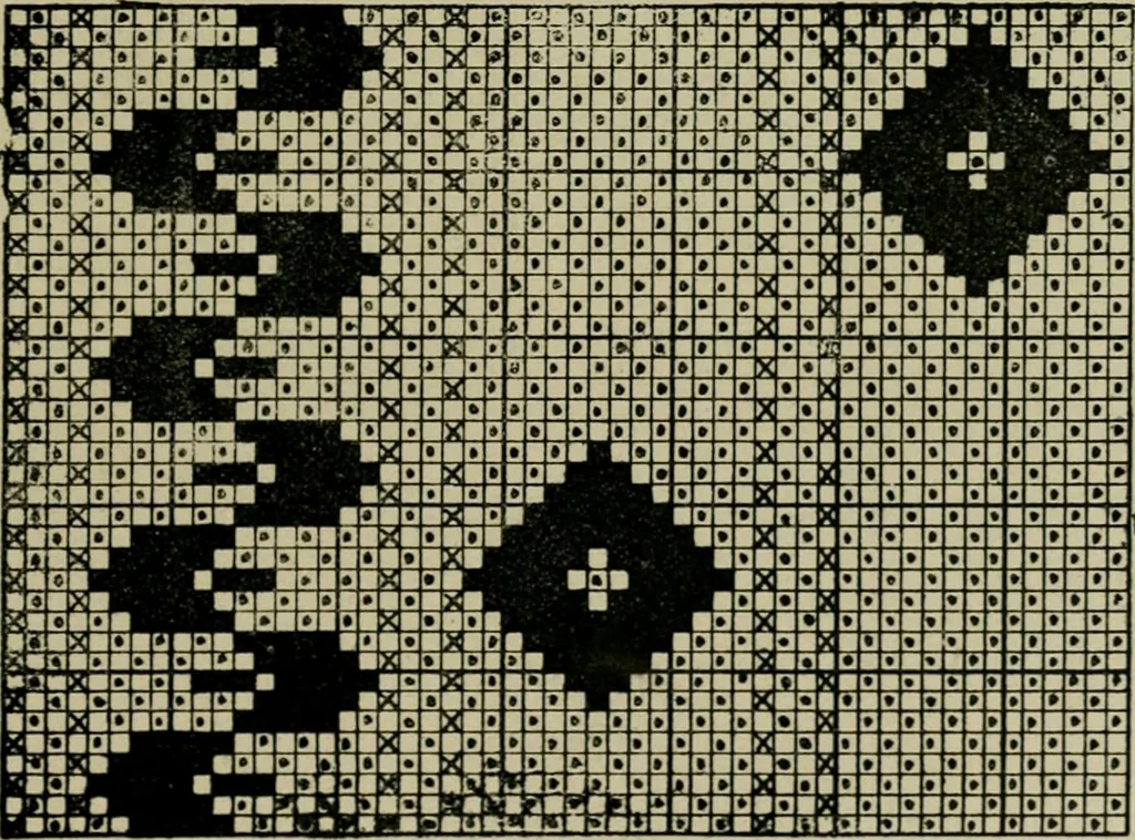 An illustration from Textile design and colour; elementary weaves and figured fabrics, 1921, leaf 134