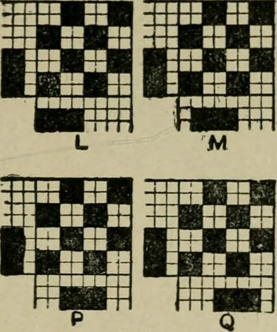 An illustration from Textile design and colour; elementary weaves and figured fabrics, 1921, leaf 168