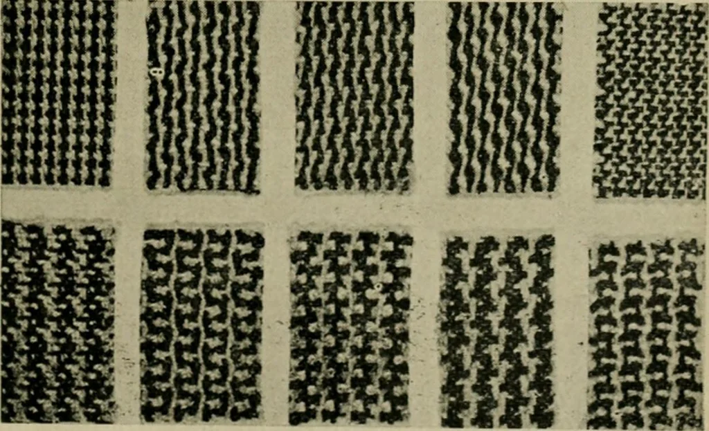 An illustration from Textile design and colour; elementary weaves and figured fabrics, 1921, leaf 168