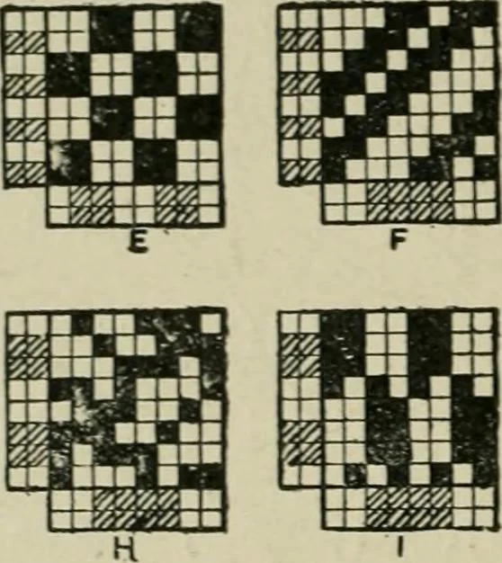 An illustration from Textile design and colour; elementary weaves and figured fabrics, 1921, leaf 169