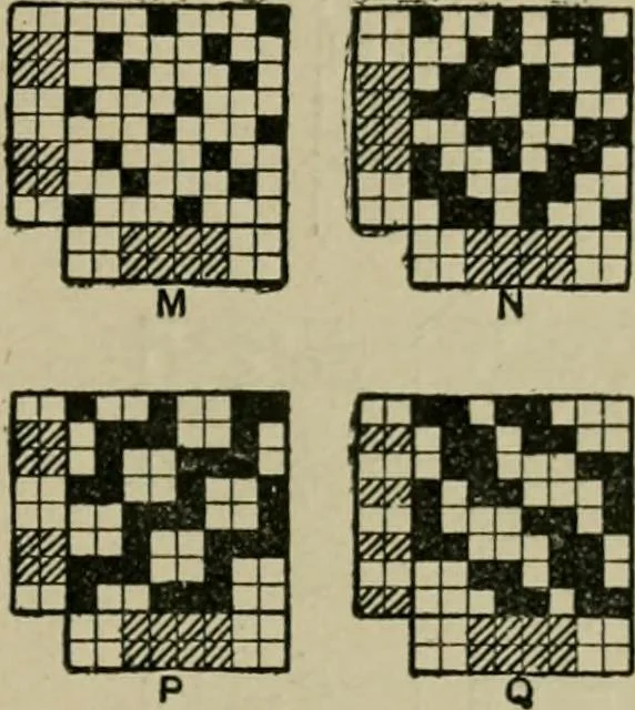 An illustration from Textile design and colour; elementary weaves and figured fabrics, 1921, leaf 176