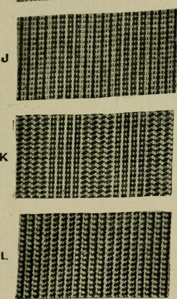 An illustration from Textile design and colour; elementary weaves and figured fabrics, 1921, leaf 182
