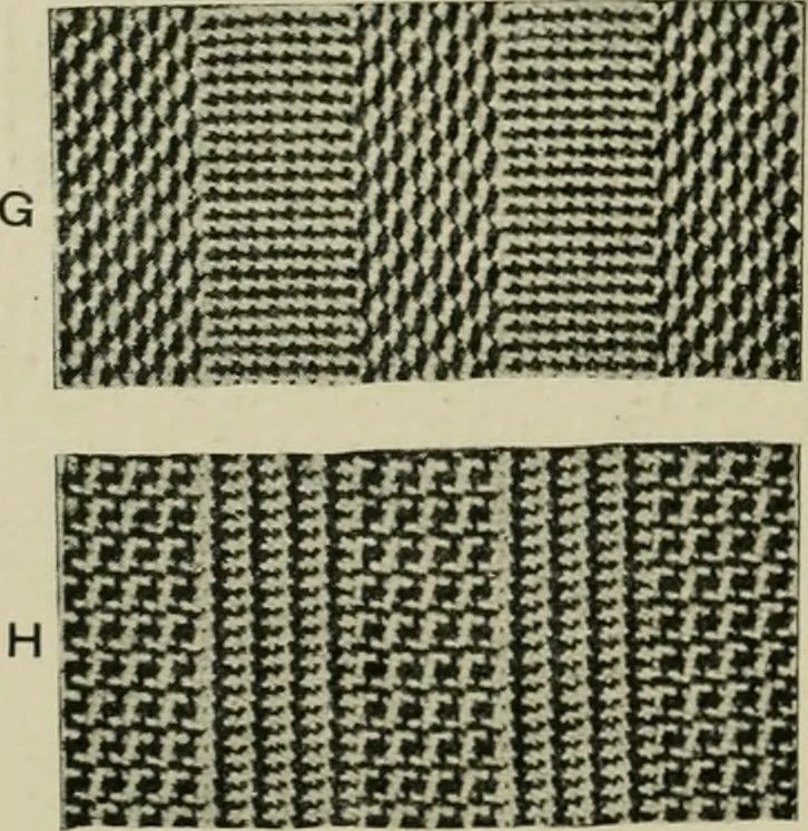 An illustration from Textile design and colour; elementary weaves and figured fabrics, 1921, leaf 185