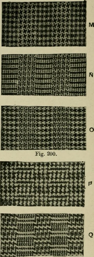 An illustration from Textile design and colour; elementary weaves and figured fabrics, 1921, leaf 189