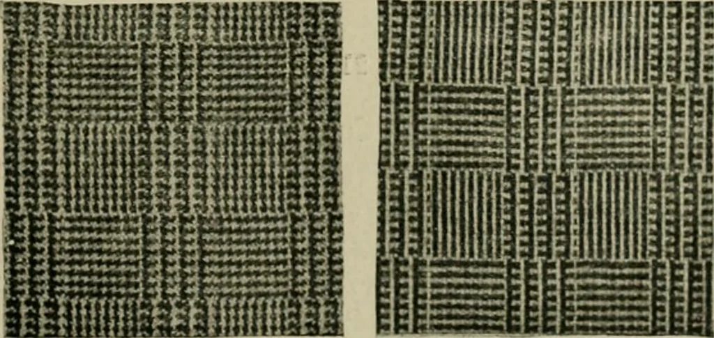 An illustration from Textile design and colour; elementary weaves and figured fabrics, 1921, leaf 194