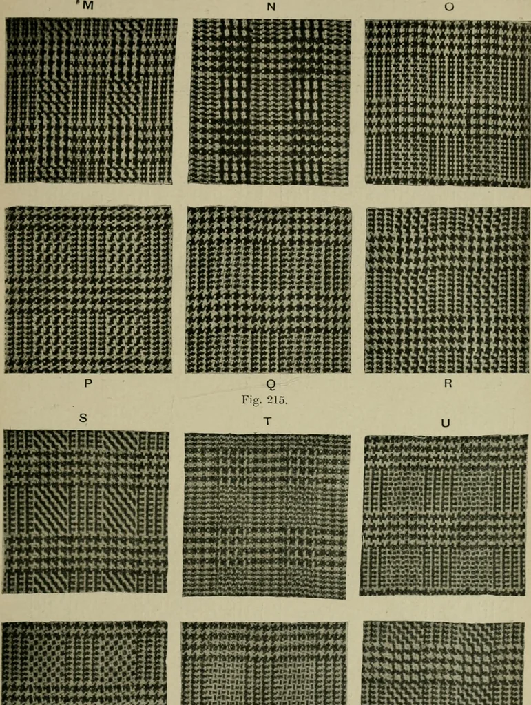 An illustration from Textile design and colour; elementary weaves and figured fabrics, 1921, leaf 198