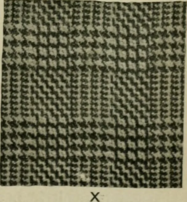 An illustration from Textile design and colour; elementary weaves and figured fabrics, 1921, leaf 198