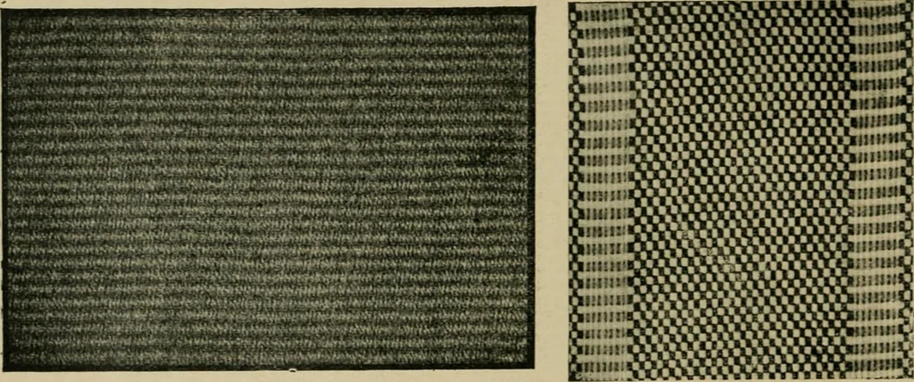 An illustration from Textile design and colour; elementary weaves and figured fabrics, 1921, leaf 21