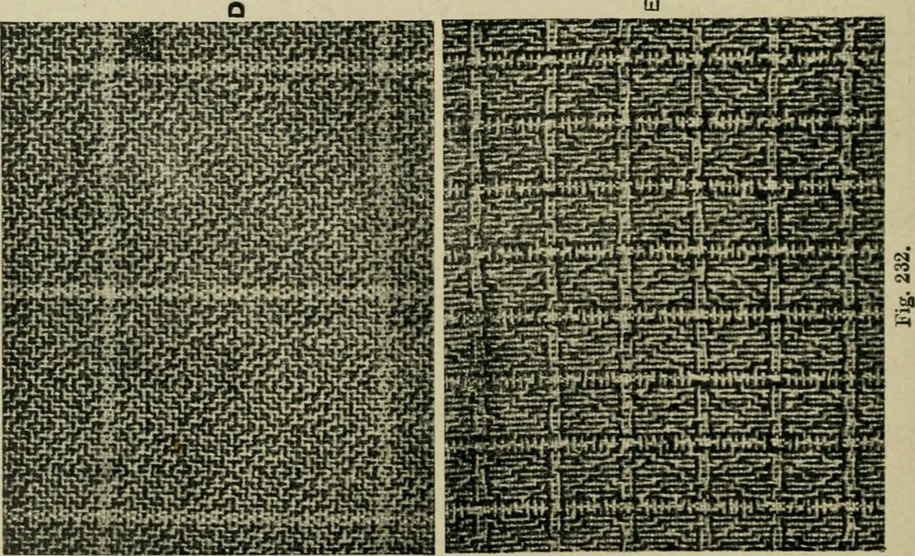 An illustration from Textile design and colour; elementary weaves and figured fabrics, 1921, leaf 211