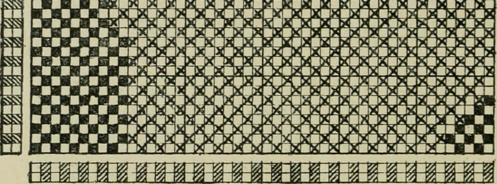 An illustration from Textile design and colour; elementary weaves and figured fabrics, 1921, leaf 213