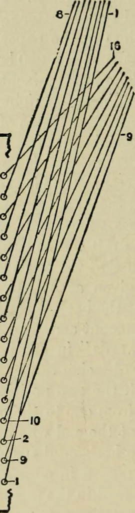 An illustration from Textile design and colour; elementary weaves and figured fabrics, 1921, leaf 233