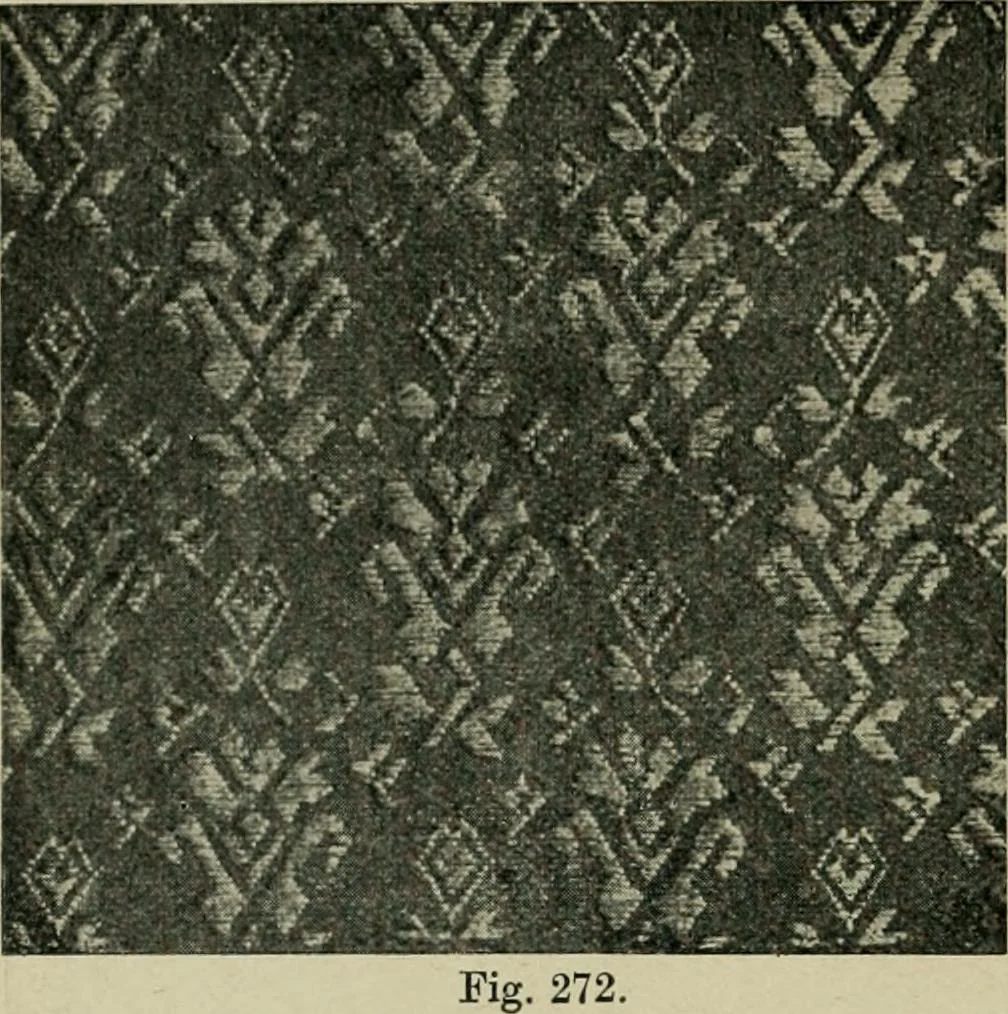 An illustration from Textile design and colour; elementary weaves and figured fabrics, 1921, leaf 259
