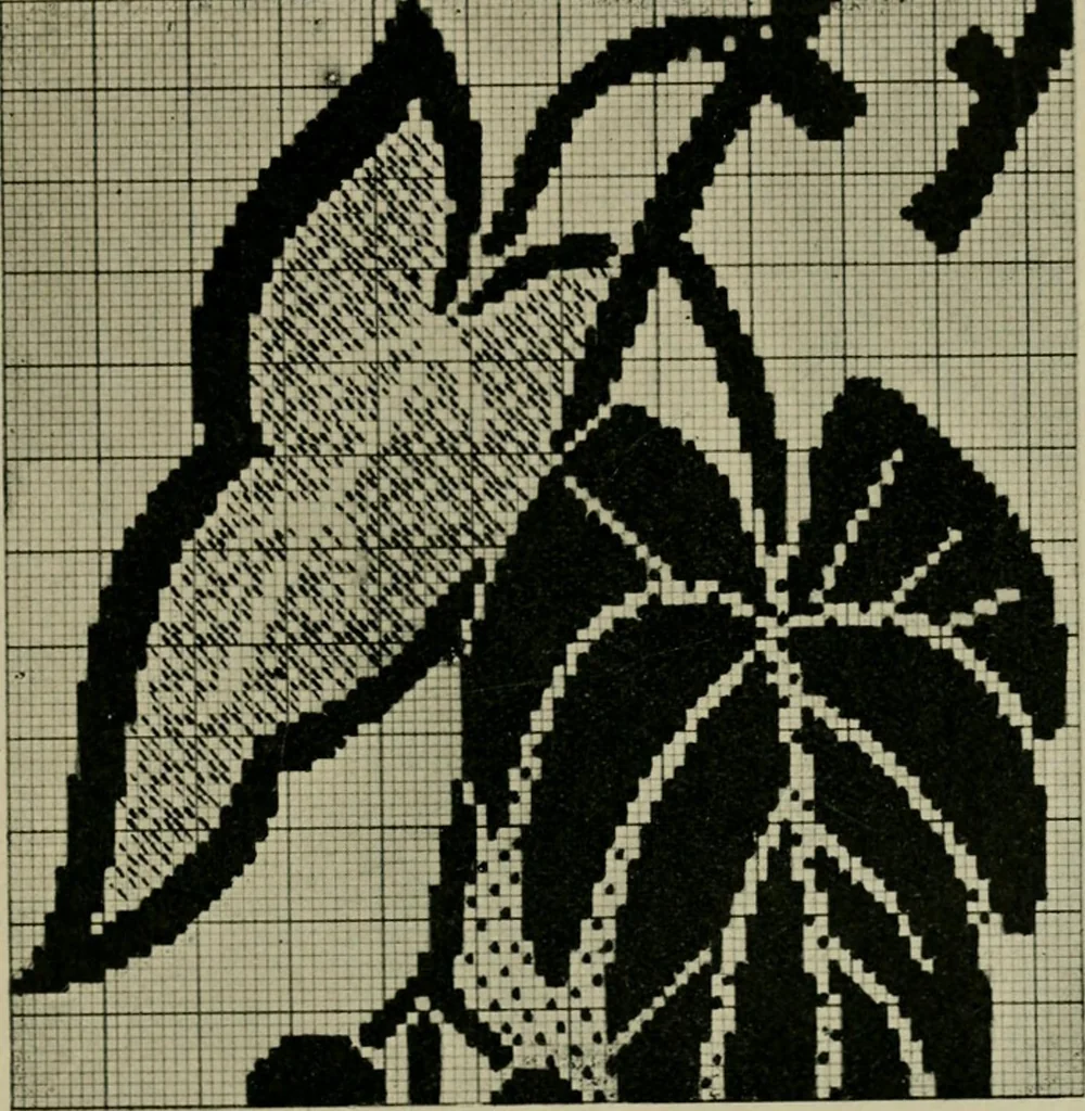 An illustration from Textile design and colour; elementary weaves and figured fabrics, 1921, leaf 262