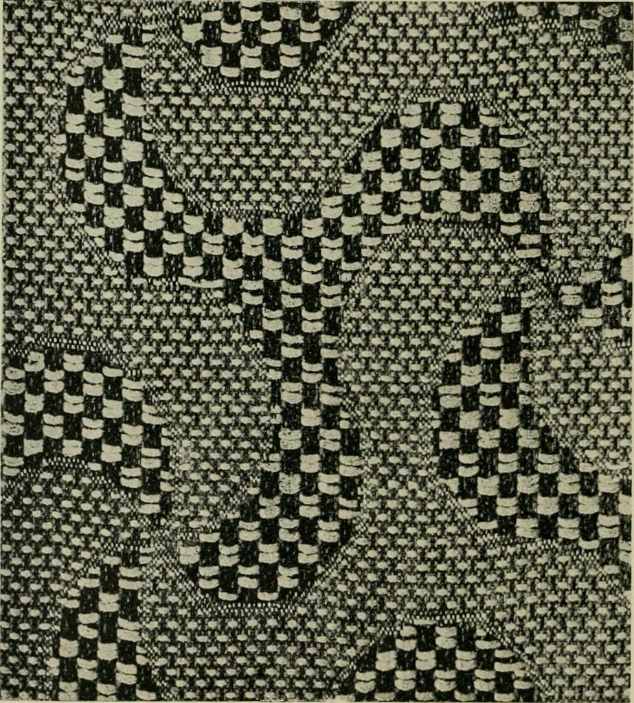 An illustration from Textile design and colour; elementary weaves and figured fabrics, 1921, leaf 265