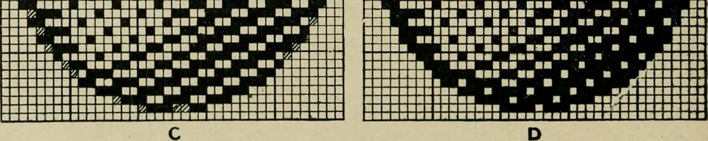 An illustration from Textile design and colour; elementary weaves and figured fabrics, 1921, leaf 271