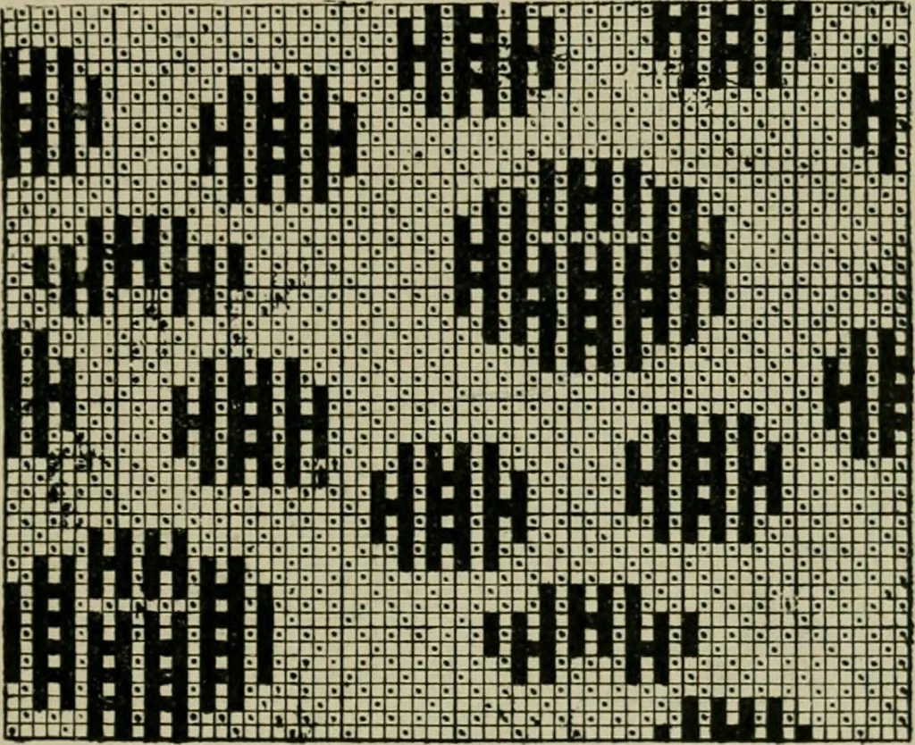 An illustration from Textile design and colour; elementary weaves and figured fabrics, 1921, leaf 274