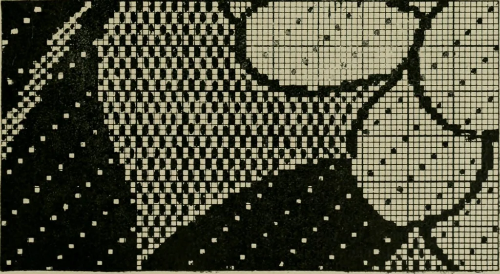 An illustration from Textile design and colour; elementary weaves and figured fabrics, 1921, leaf 278