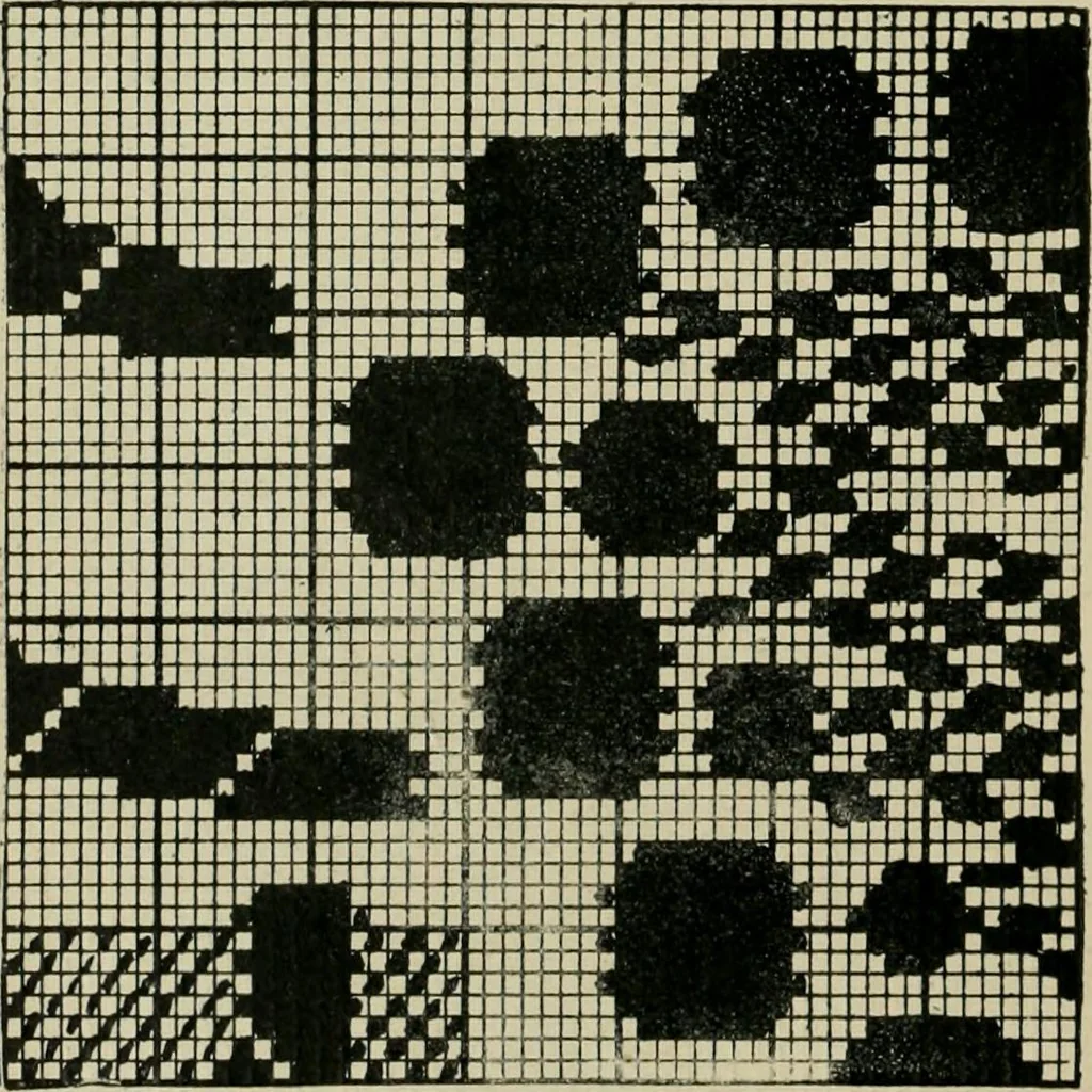 An illustration from Textile design and colour; elementary weaves and figured fabrics, 1921, leaf 283