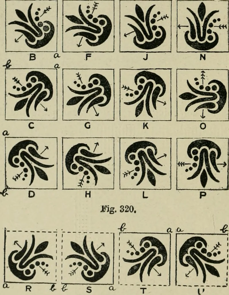 An illustration from Textile design and colour; elementary weaves and figured fabrics, 1921, leaf 293
