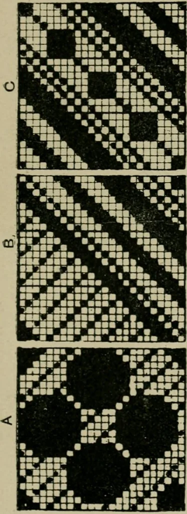 An illustration from Textile design and colour; elementary weaves and figured fabrics, 1921, leaf 308