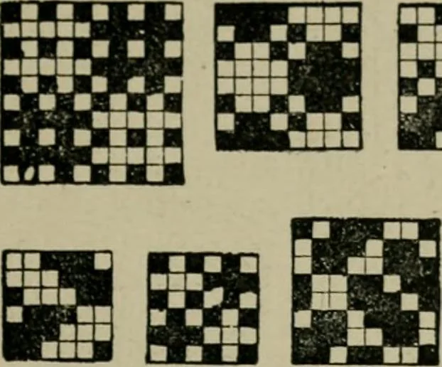 An illustration from Textile design and colour; elementary weaves and figured fabrics, 1921, leaf 316