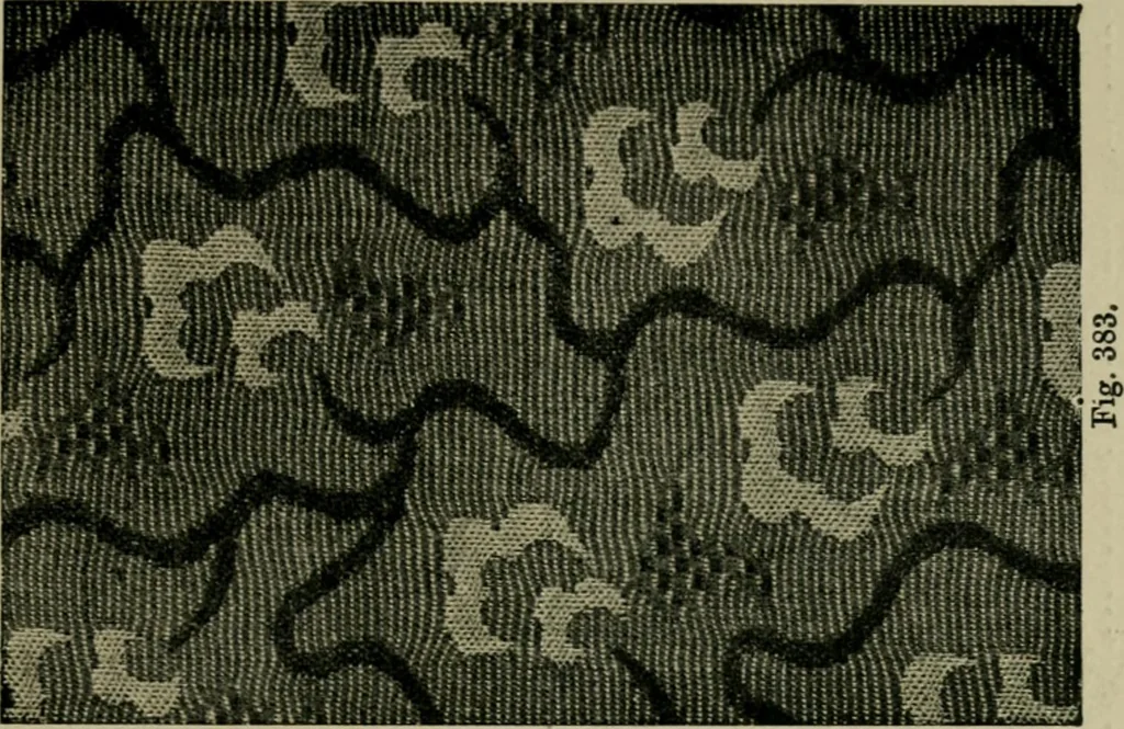 An illustration from Textile design and colour; elementary weaves and figured fabrics, 1921, leaf 344