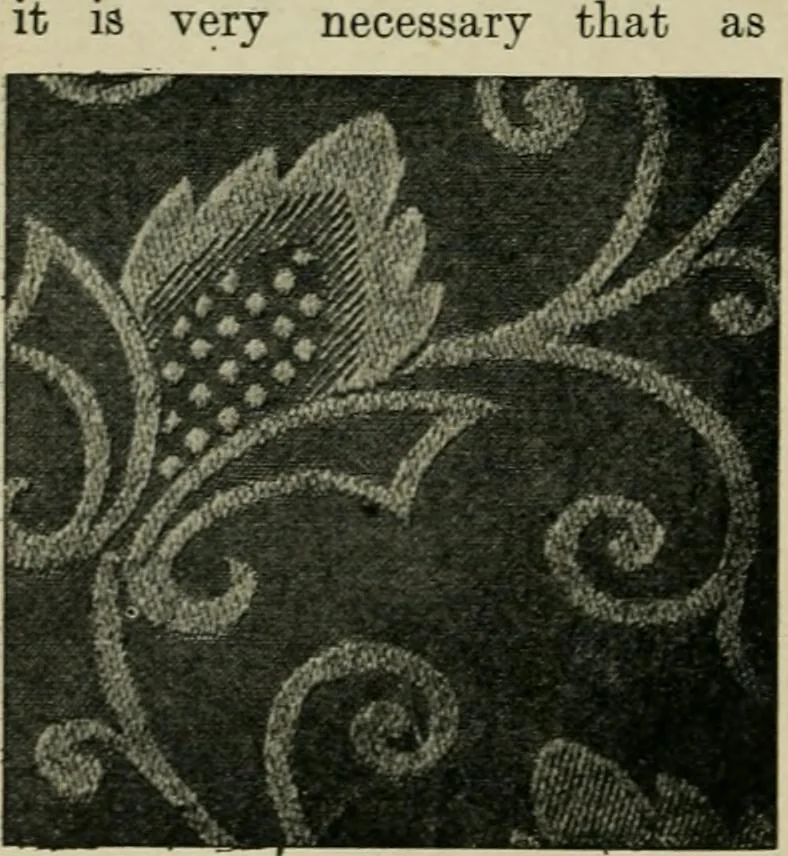 An illustration from Textile design and colour; elementary weaves and figured fabrics, 1921, leaf 347