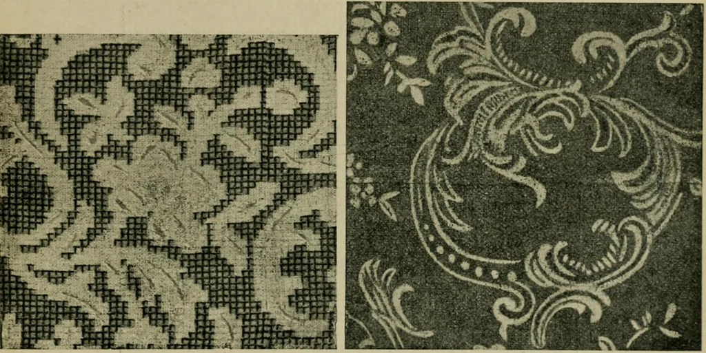 An illustration from Textile design and colour; elementary weaves and figured fabrics, 1921, leaf 354