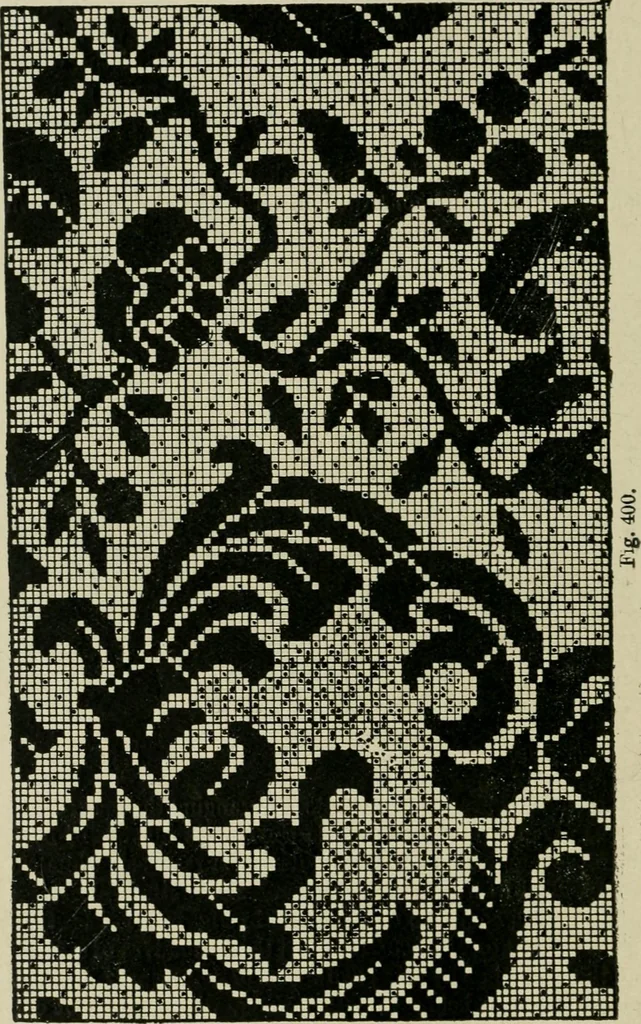 An illustration from Textile design and colour; elementary weaves and figured fabrics, 1921, leaf 355