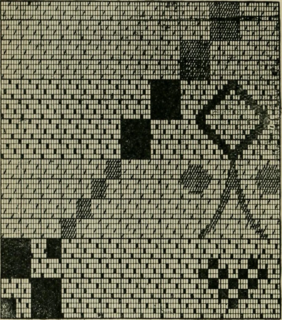 An illustration from Textile design and colour; elementary weaves and figured fabrics, 1921, leaf 357