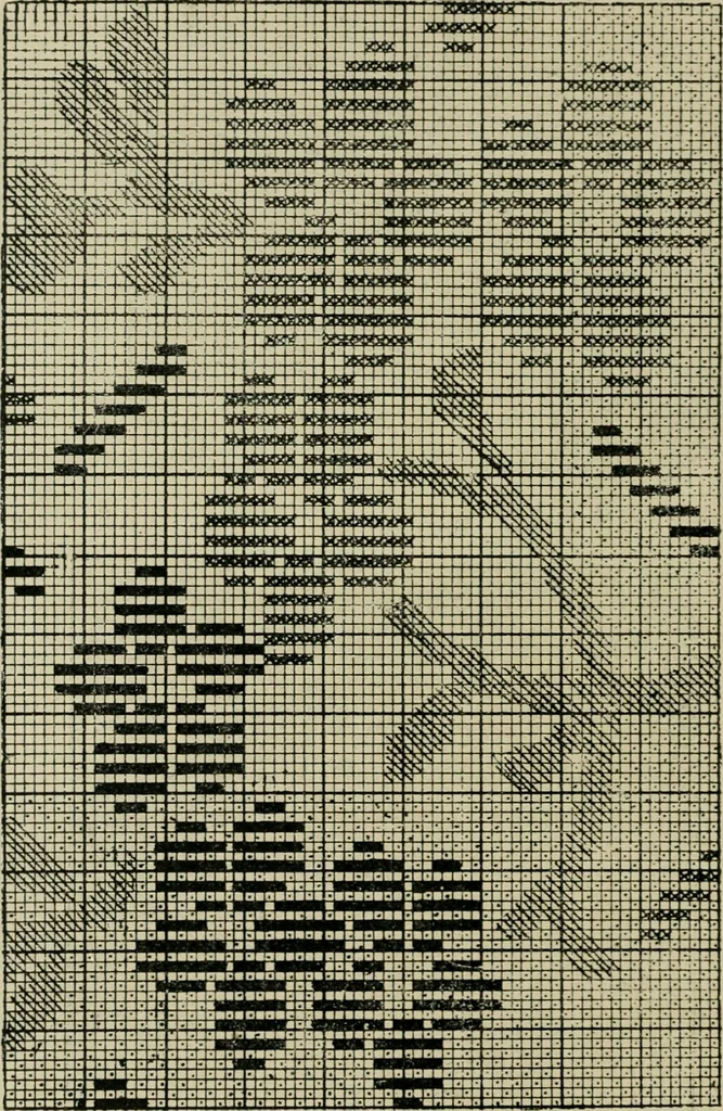 An illustration from Textile design and colour; elementary weaves and figured fabrics, 1921, leaf 361
