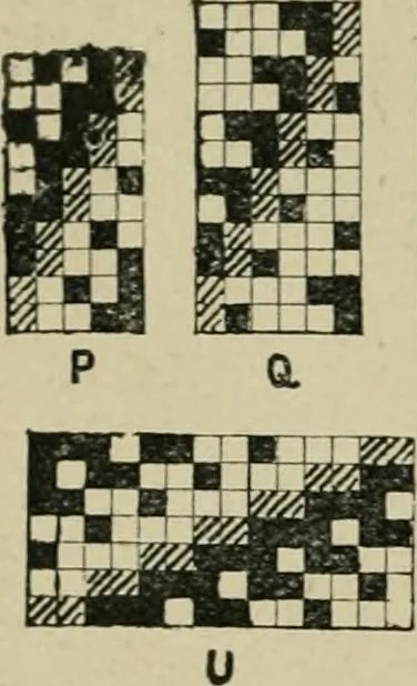 An illustration from Textile design and colour; elementary weaves and figured fabrics, 1921, leaf 51