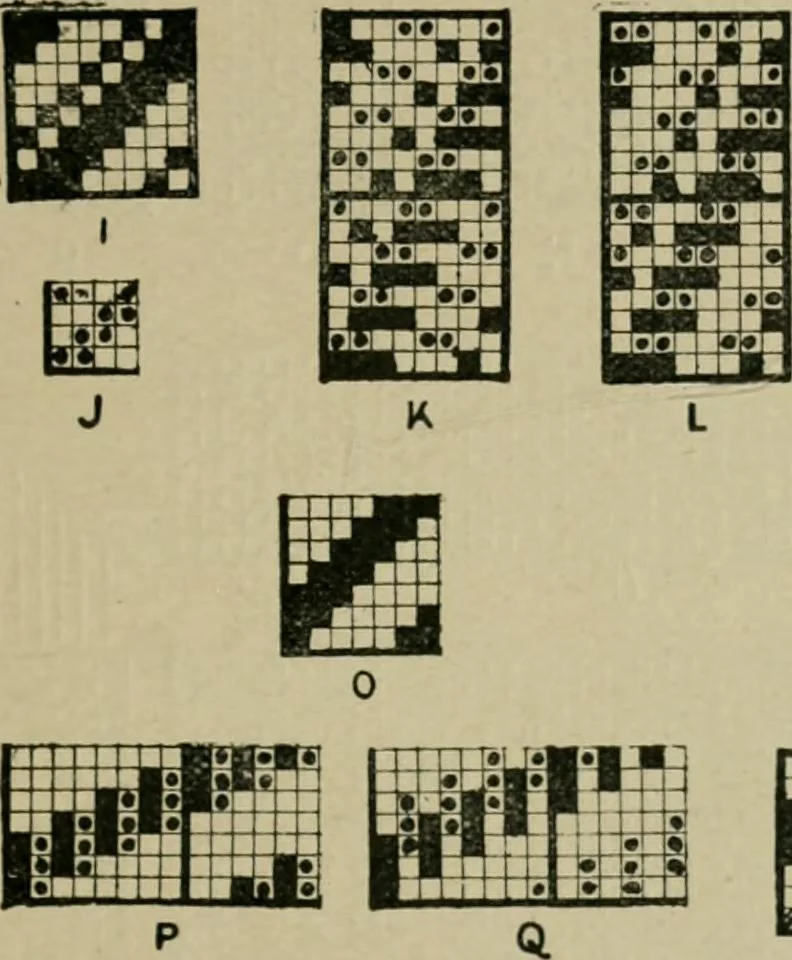An illustration from Textile design and colour; elementary weaves and figured fabrics, 1921, leaf 60