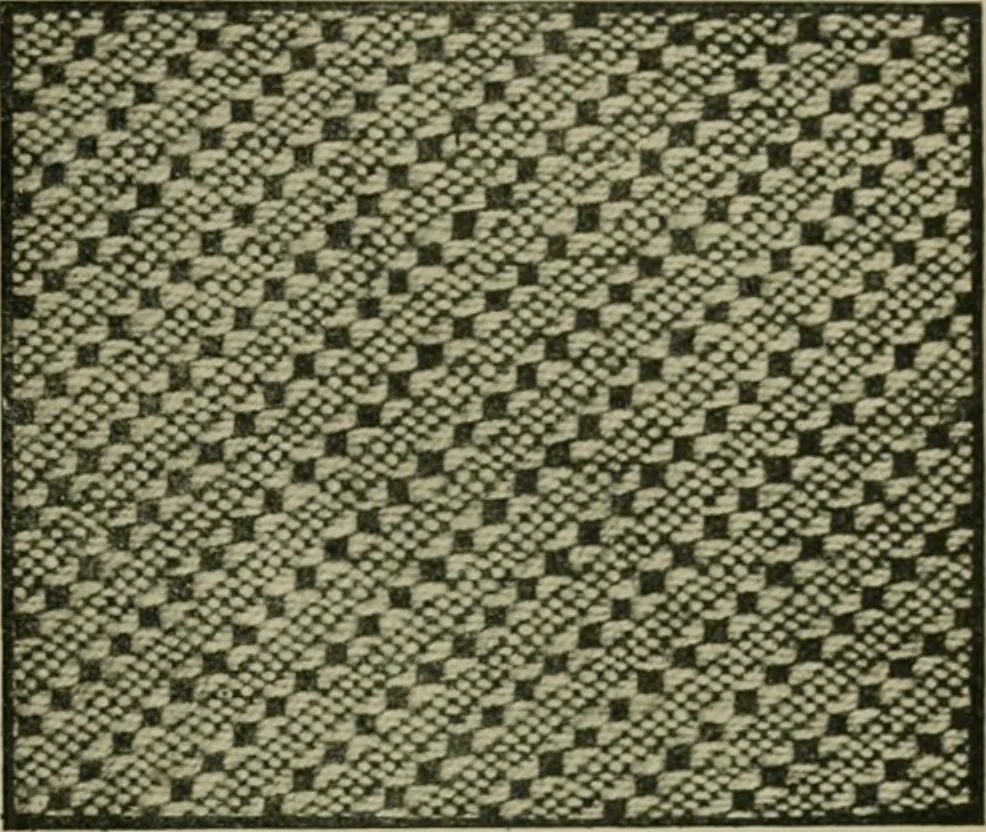 An illustration from Textile design and colour; elementary weaves and figured fabrics, 1921, leaf 66