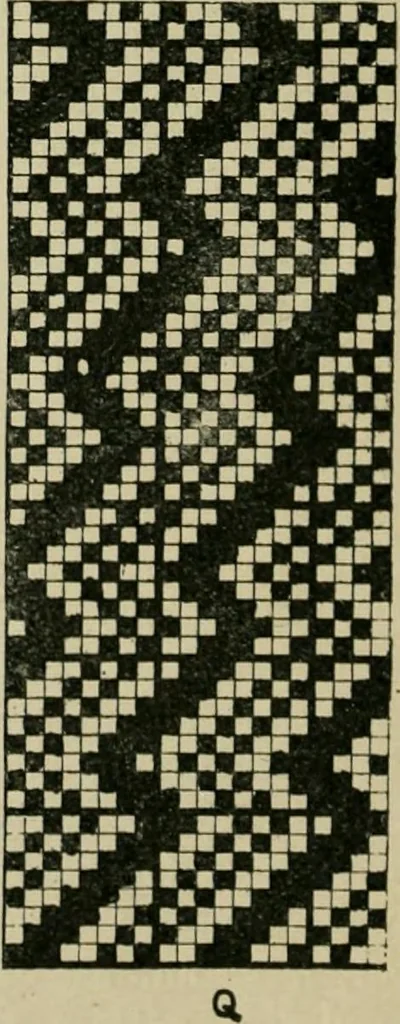 An illustration from Textile design and colour; elementary weaves and figured fabrics, 1921, leaf 67