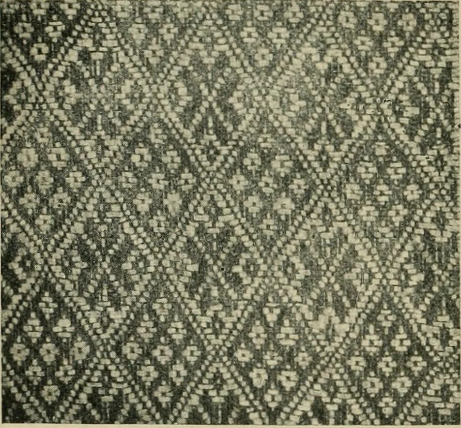An illustration from Textile design and colour; elementary weaves and figured fabrics, 1921, leaf 75