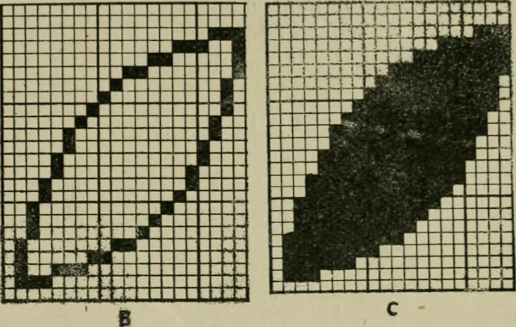 An illustration from Textile design and colour; elementary weaves and figured fabrics, 1921, leaf 78