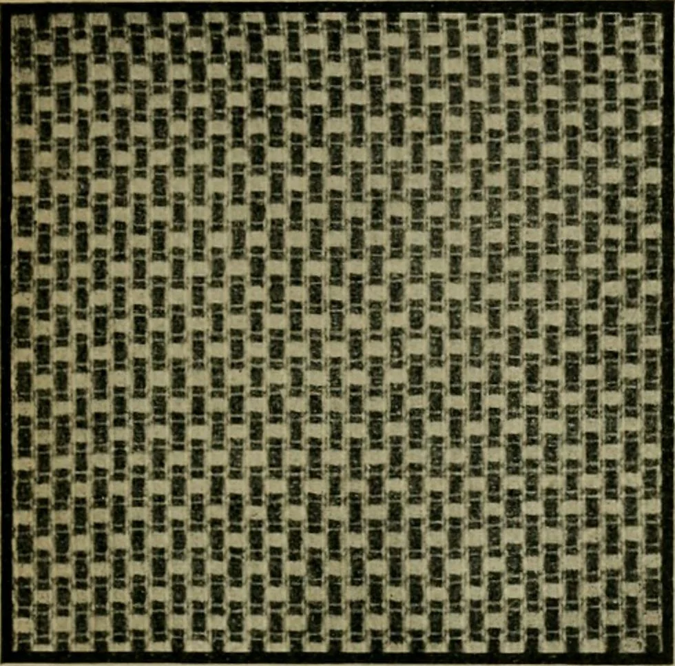An illustration from Textile design and colour; elementary weaves and figured fabrics, 1921, leaf 90
