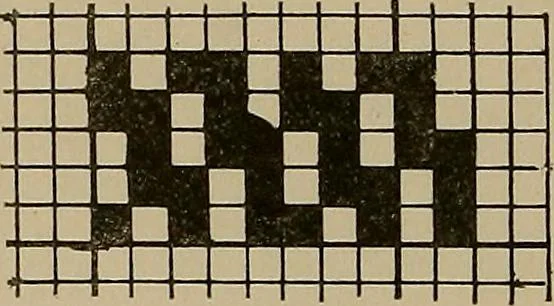 An illustration from Textile design; a working manual of approved practice in all details of the art of designing the various kinds of textile fabrics, together with practical applications of the principles of textile coloring and systematic methods of cost finding, 1909, leaf 123