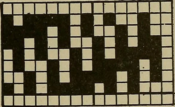 An illustration from Textile design; a working manual of approved practice in all details of the art of designing the various kinds of textile fabrics, together with practical applications of the principles of textile coloring and systematic methods of cost finding, 1909, leaf 126