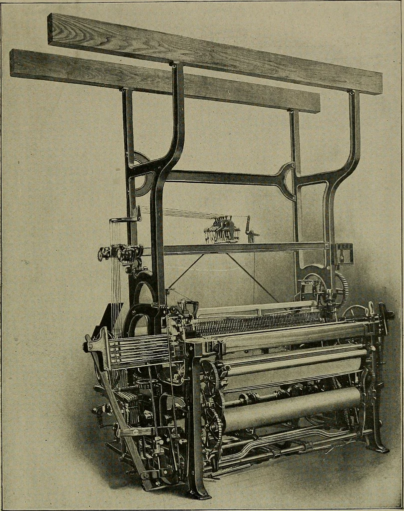 An illustration from Textile design; a working manual of approved practice in all details of the art of designing the various kinds of textile fabrics, together with practical applications of the principles of textile coloring and systematic methods of cost finding, 1909, leaf 204