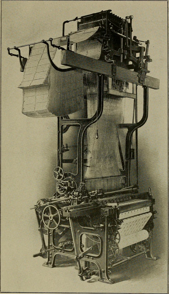An illustration from Textile design; a working manual of approved practice in all details of the art of designing the various kinds of textile fabrics, together with practical applications of the principles of textile coloring and systematic methods of cost finding, 1909, leaf 344