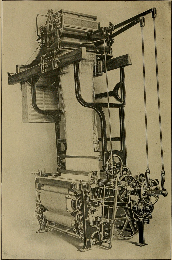 An illustration from Textile design; a working manual of approved practice in all details of the art of designing the various kinds of textile fabrics, together with practical applications of the principles of textile coloring and systematic methods of cost finding, 1909, leaf 5