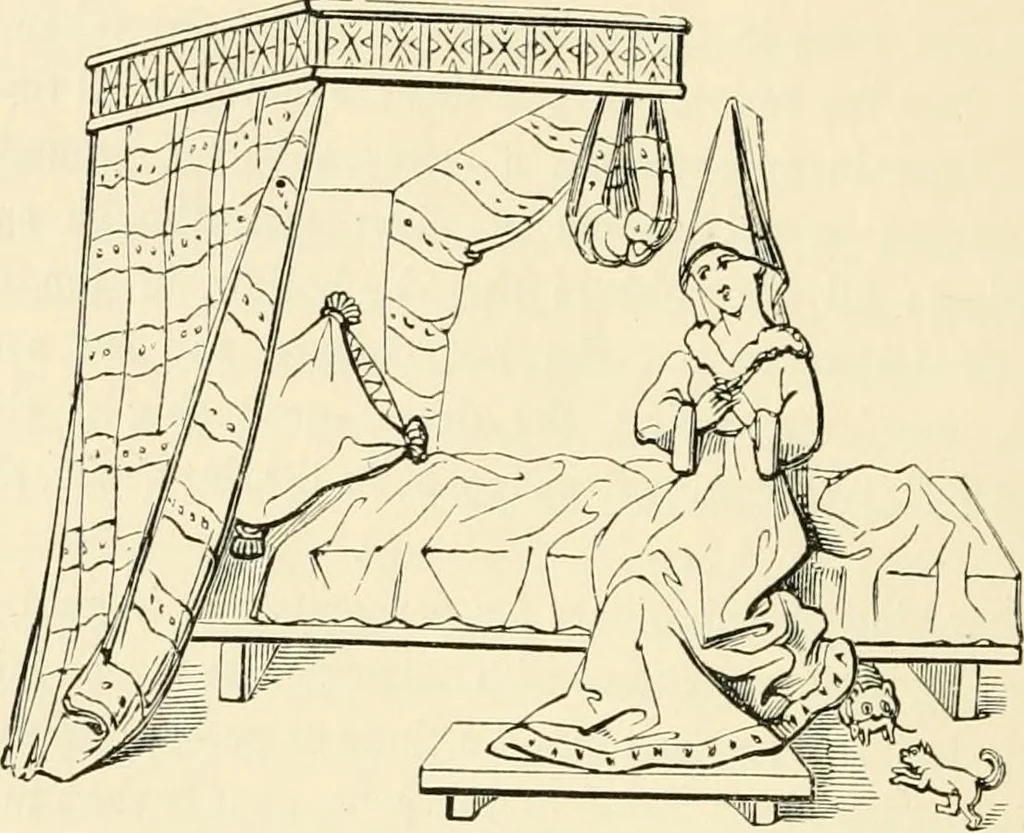 An illustration from Textile fabrics, 1876, leaf 105
