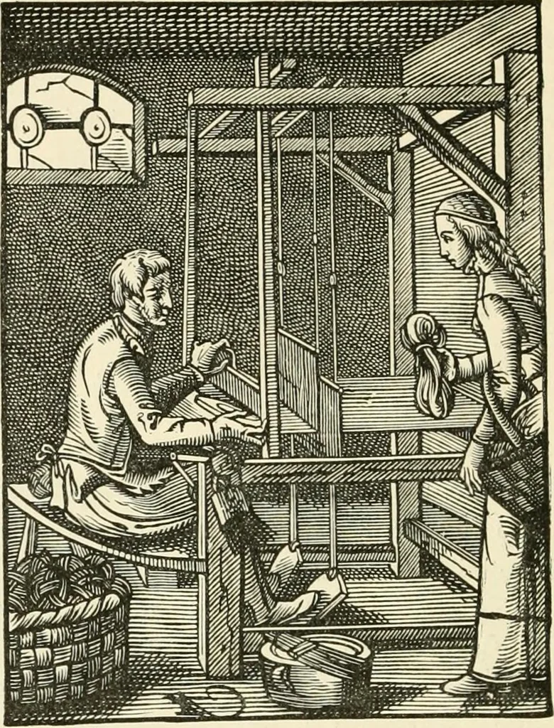 An illustration from Textile fabrics, 1876, leaf 111