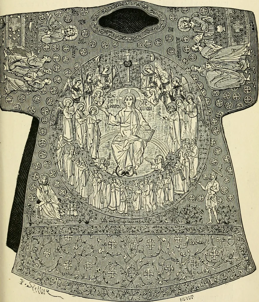 An illustration from Textile fabrics, 1876, leaf 62